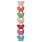 Perles en forme de papillon multicolores en howlite de Bead Landing, 38 mm